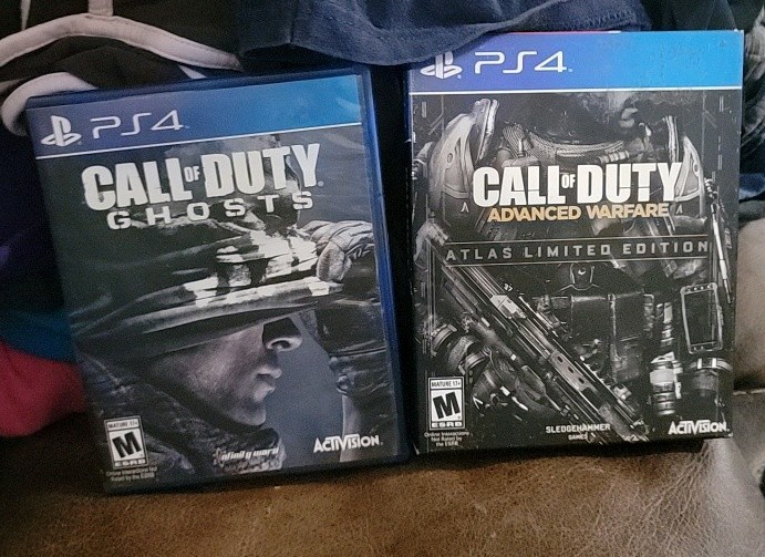 Call Of Duty Advanced Warfare And Call of duty Ghosts both complete Nice