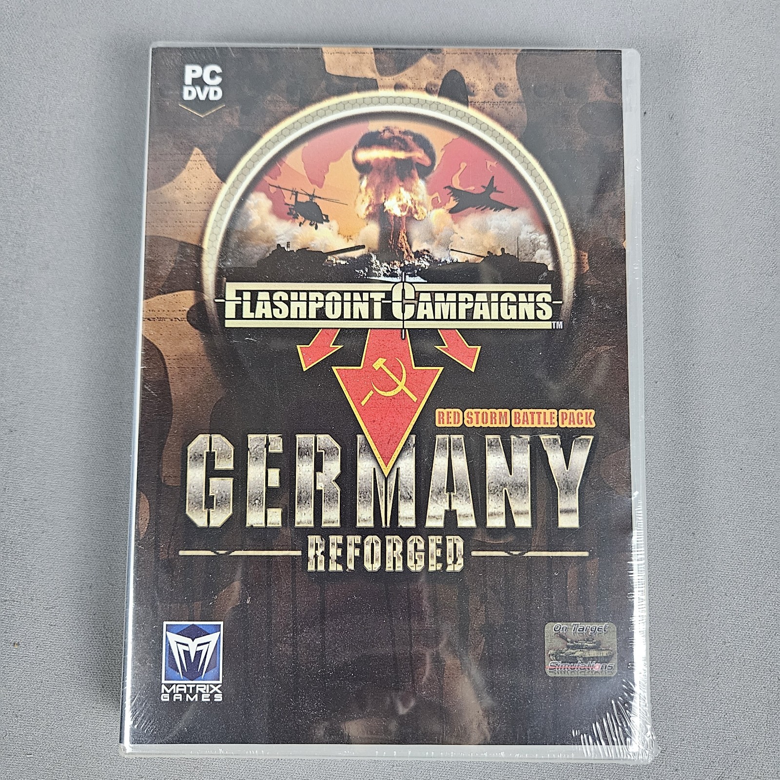 Flashpoint Campaigns Germany Reforged PC DVD Red Storm Battle Pack Matrix Games