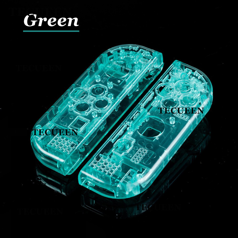 For Nintendo Switch Joy-Con Replacement Shell Case Housing DIY Translucent 1Pair