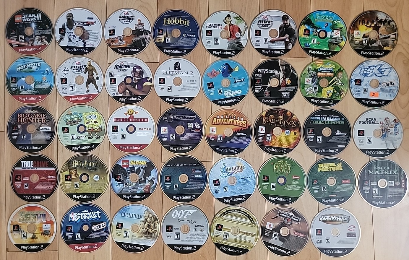 Lot of 39 PlayStation PS2 Games – 007 Matrix Iro Man Hobbit Hit Lego TESTED READ