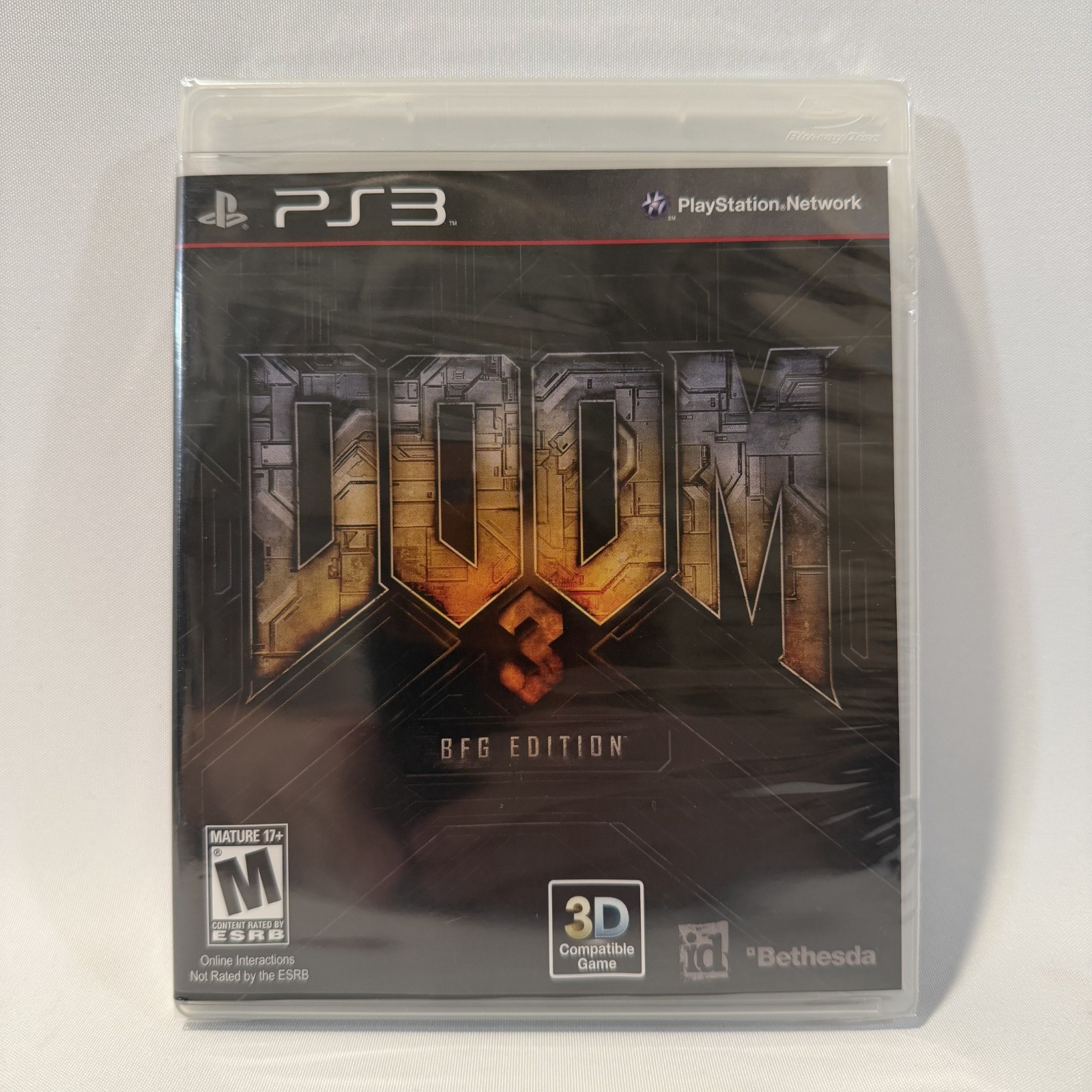 DOOM 3 BFG Edition PS3 Sony Bethesda id Software Horror FPS Video Game Sealed