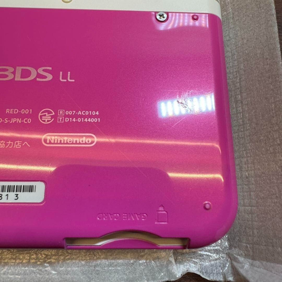 New3DSLL Body Pink x White 2865 From Japan