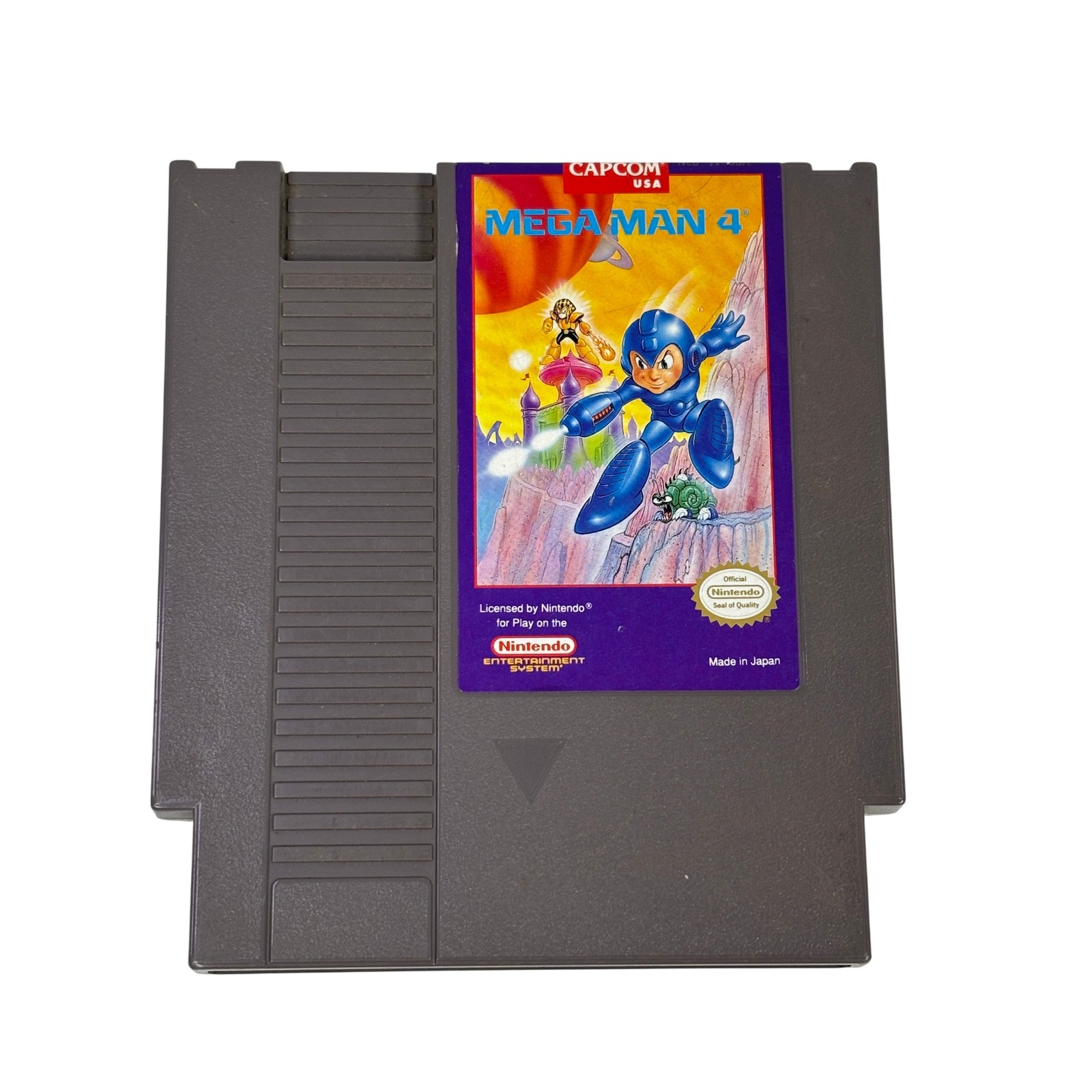Capcom Mega Man 4 NES Game Cartridge NES-4V-USA