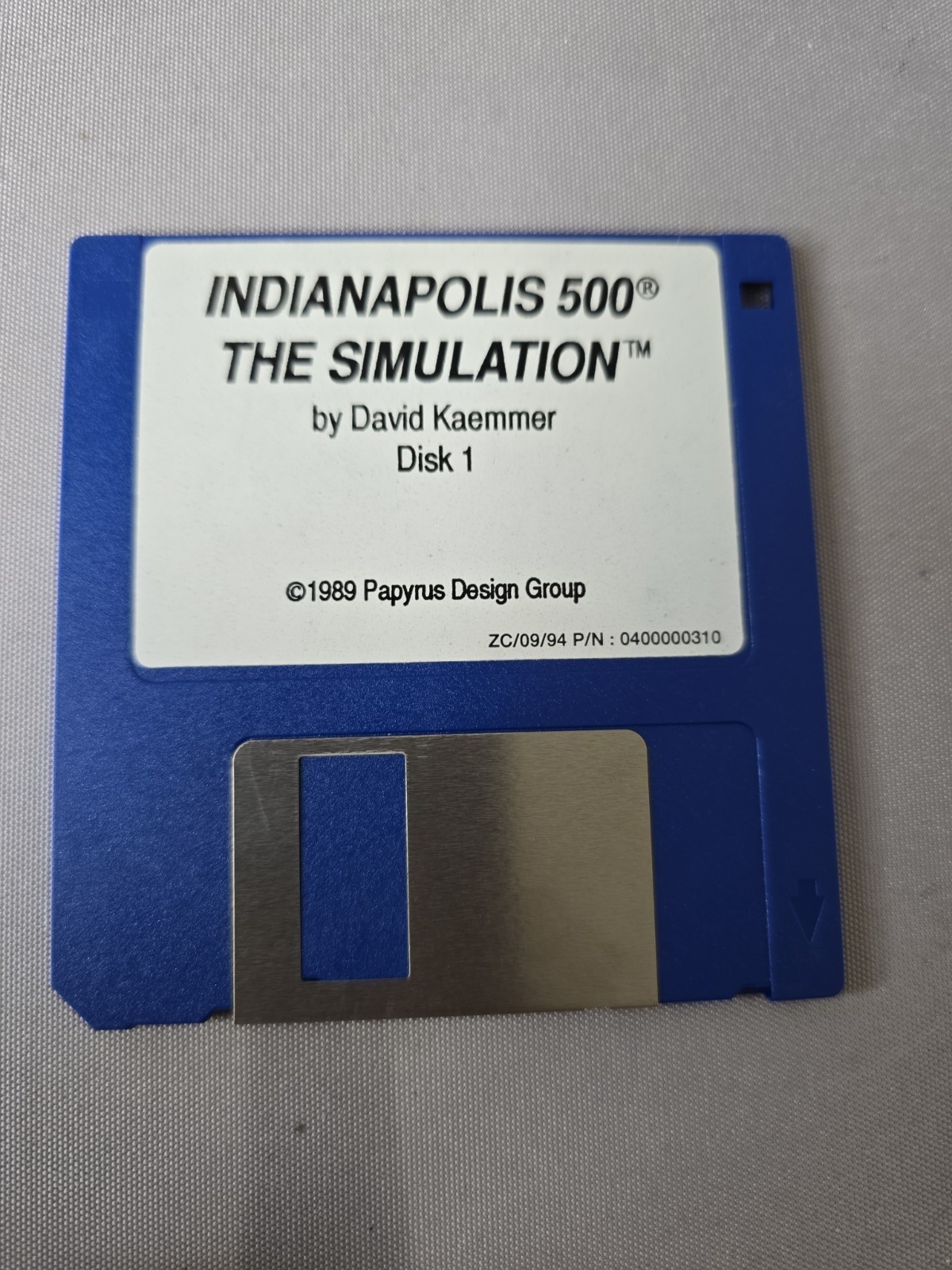 Lemmings 1991 Psygnosis & Indianapolis 500 The Simulatio PC Video Game 3.5″ Disk