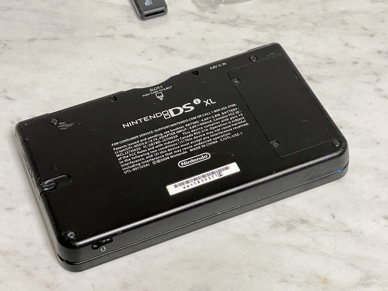 Nintendo DSi XL Console 8GB + OEM Charger & Mario/Yoshi Case (See Details)