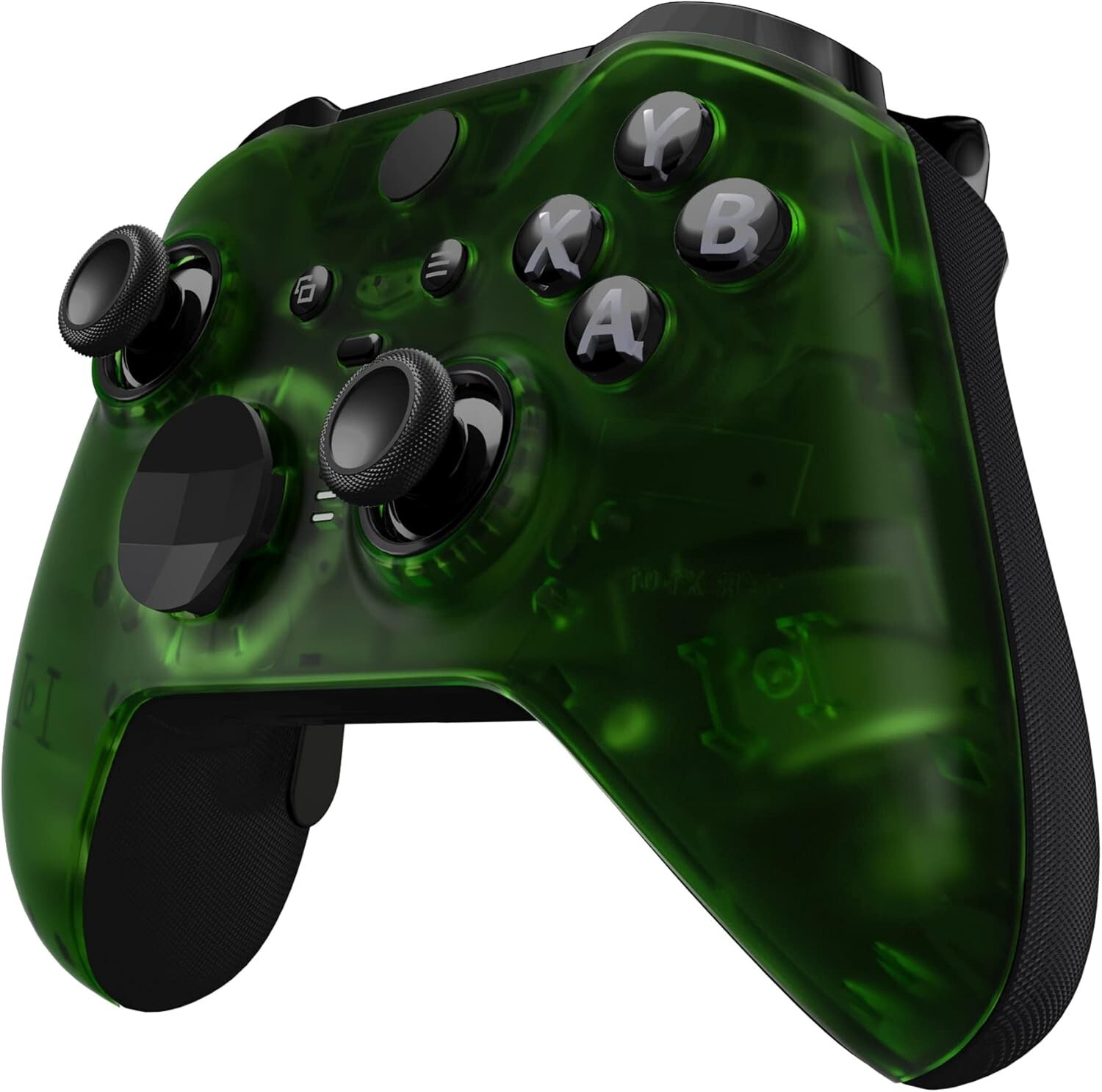 Clear Green Replacement Faceplate Cover for Xbox One Elite Controller Series 2