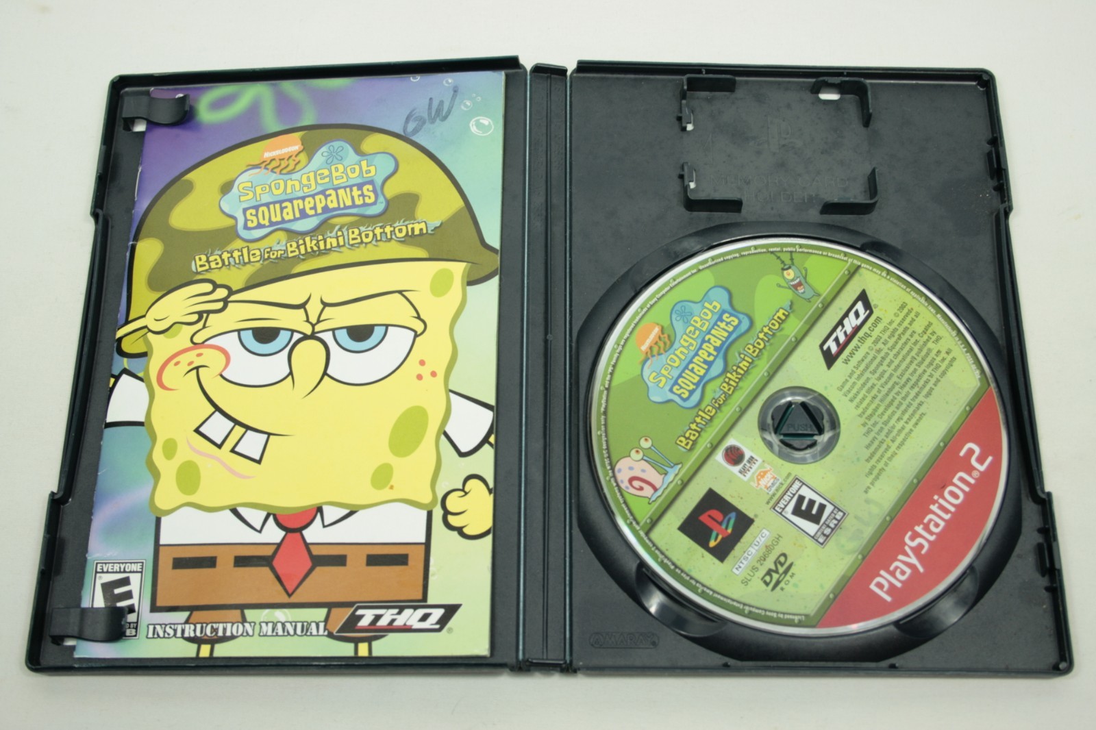 SpongeBob SquarePants Battle for Bikini Bottom PS2 CIB Sony PlayStation 2 2003 B