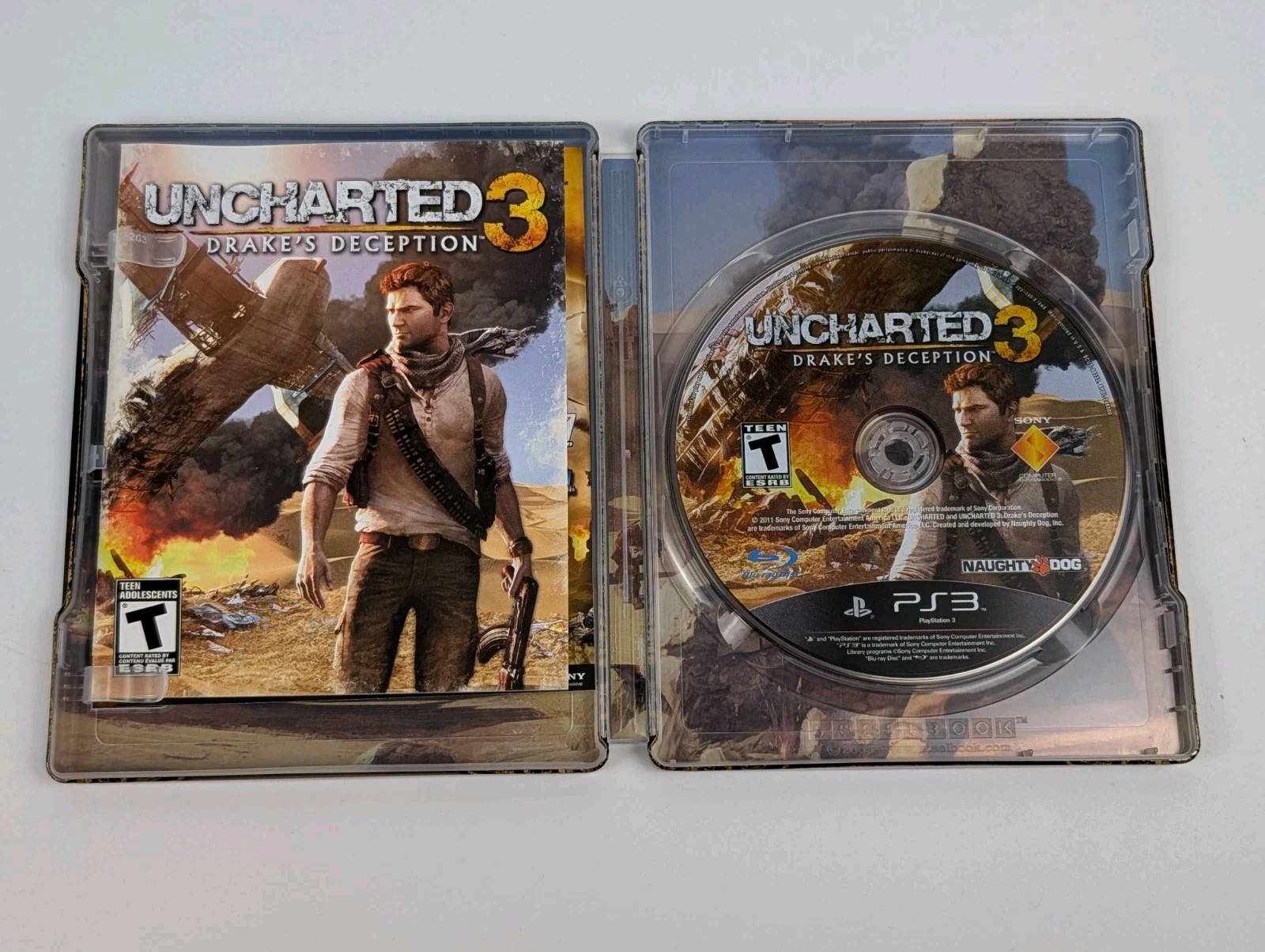 Uncharted 3: Drake’s Deception Collector’s Edition (PlayStation 3 PS3) ⬅️🔥