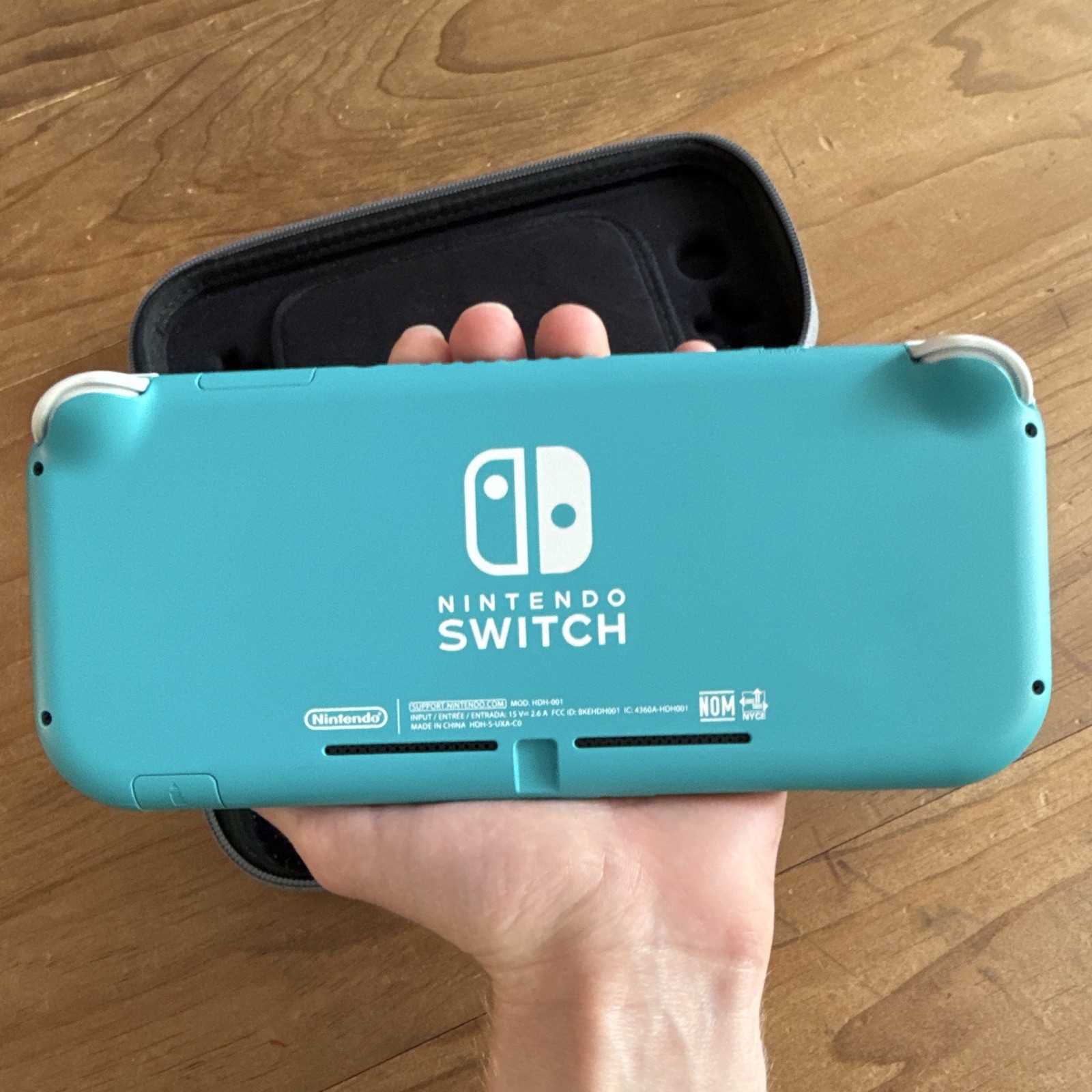 Nintendo Switch Lite Blue Bundle w/ Case, Charger, screen protectors, & stylus