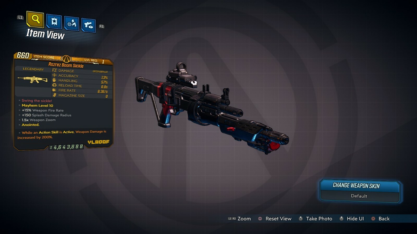 Borderlands 3 – God Tier Modded Level 1 Infinite Ammo Weapons – PS4 / Xbox / PC