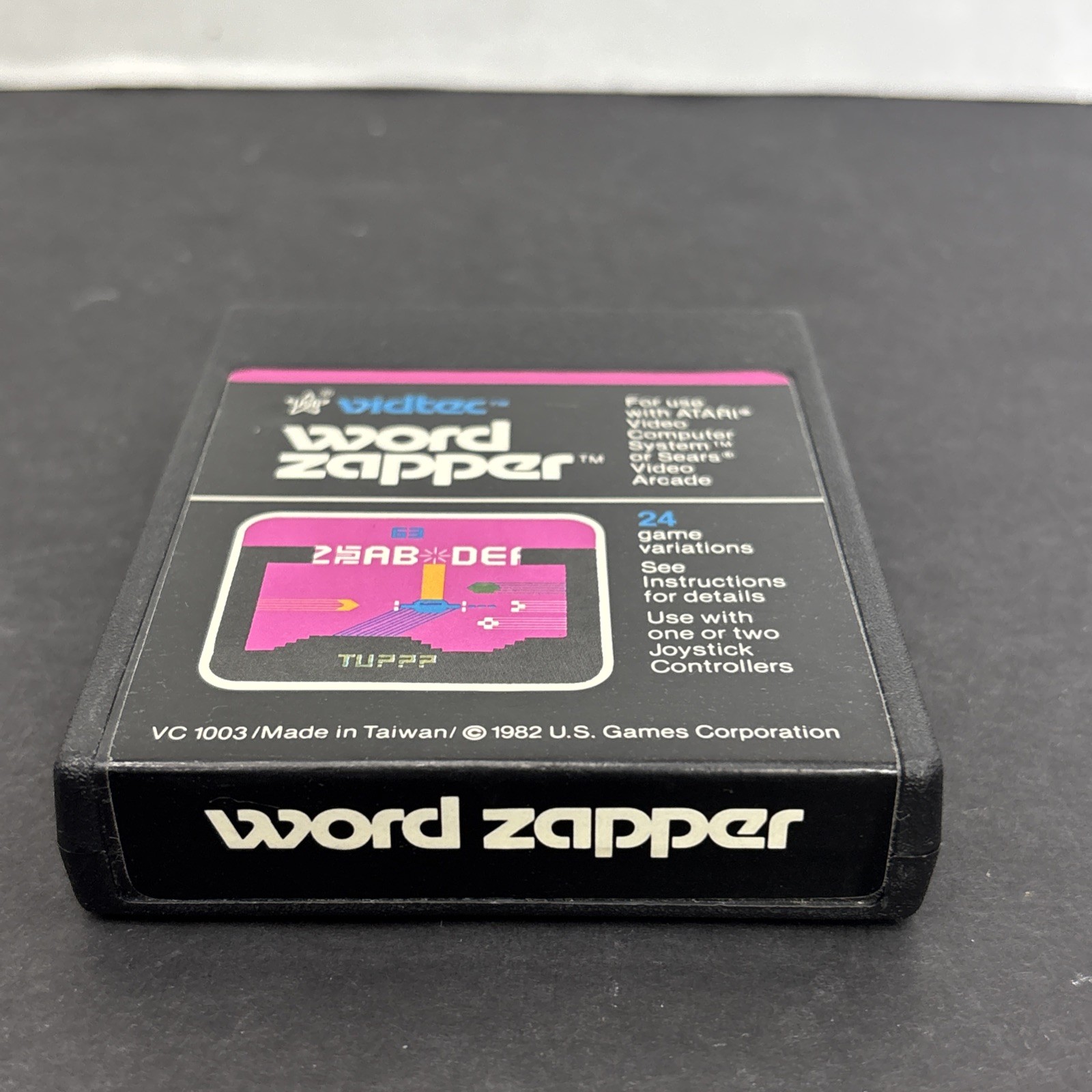 Word Zapper Atari 2600 Game 1982 Cartridge Only