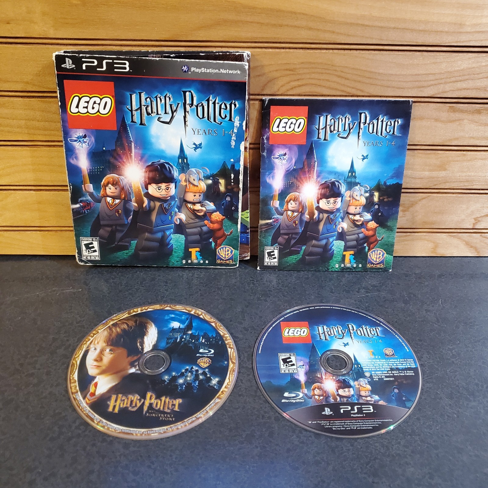 PS3 Lego Harry Potter Years 1-4 Game CIB W/Manual Tested NM Disc Blu-ray Bundle