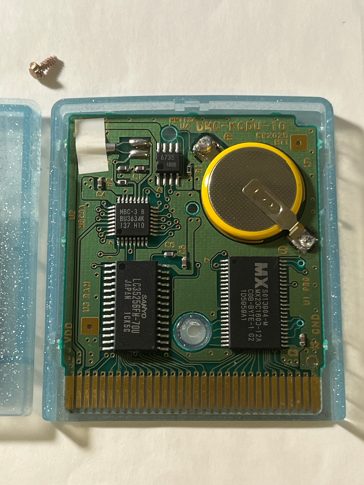 Pokemon Crystal Version (Game Boy Color) GBC Authentic Cartridge New Battery USA