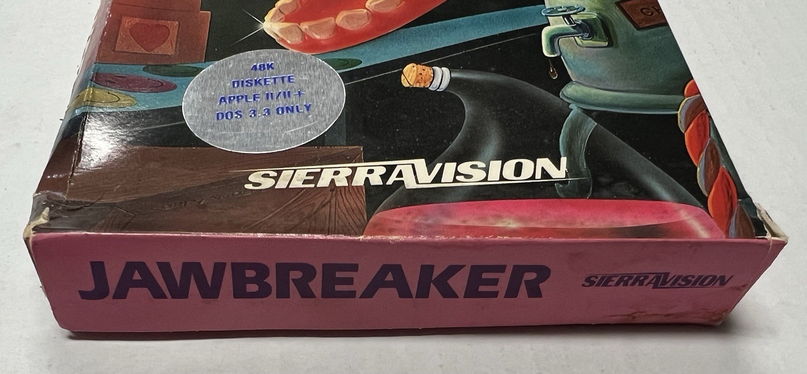Jawbreaker (Sierra Online Inc 1981) Apple II – 48K Diskette – CIB – Vintage Rare