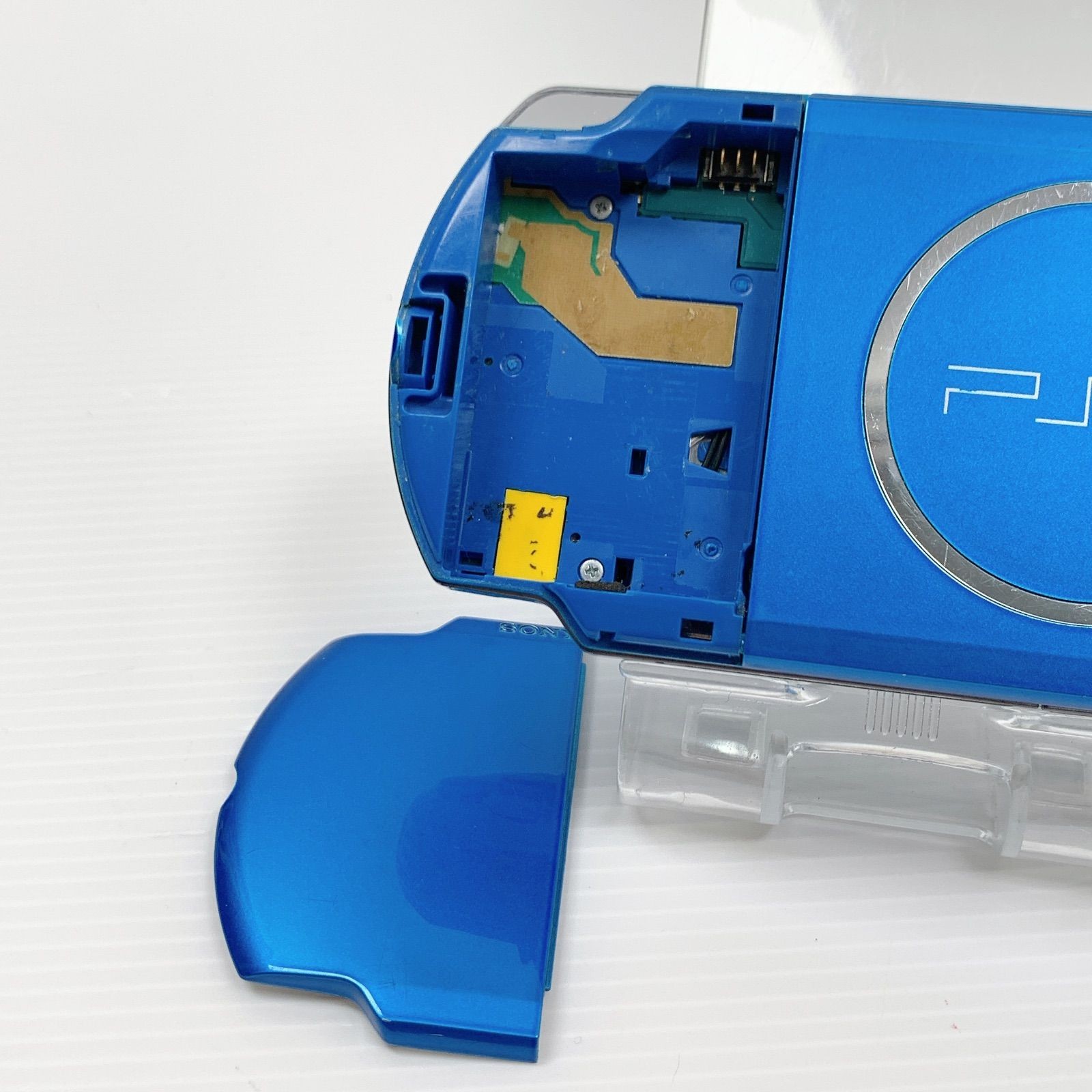 PSP Playstation Portable Vibrant Blue PSP 3000 VB Console USB cable Tested Japan