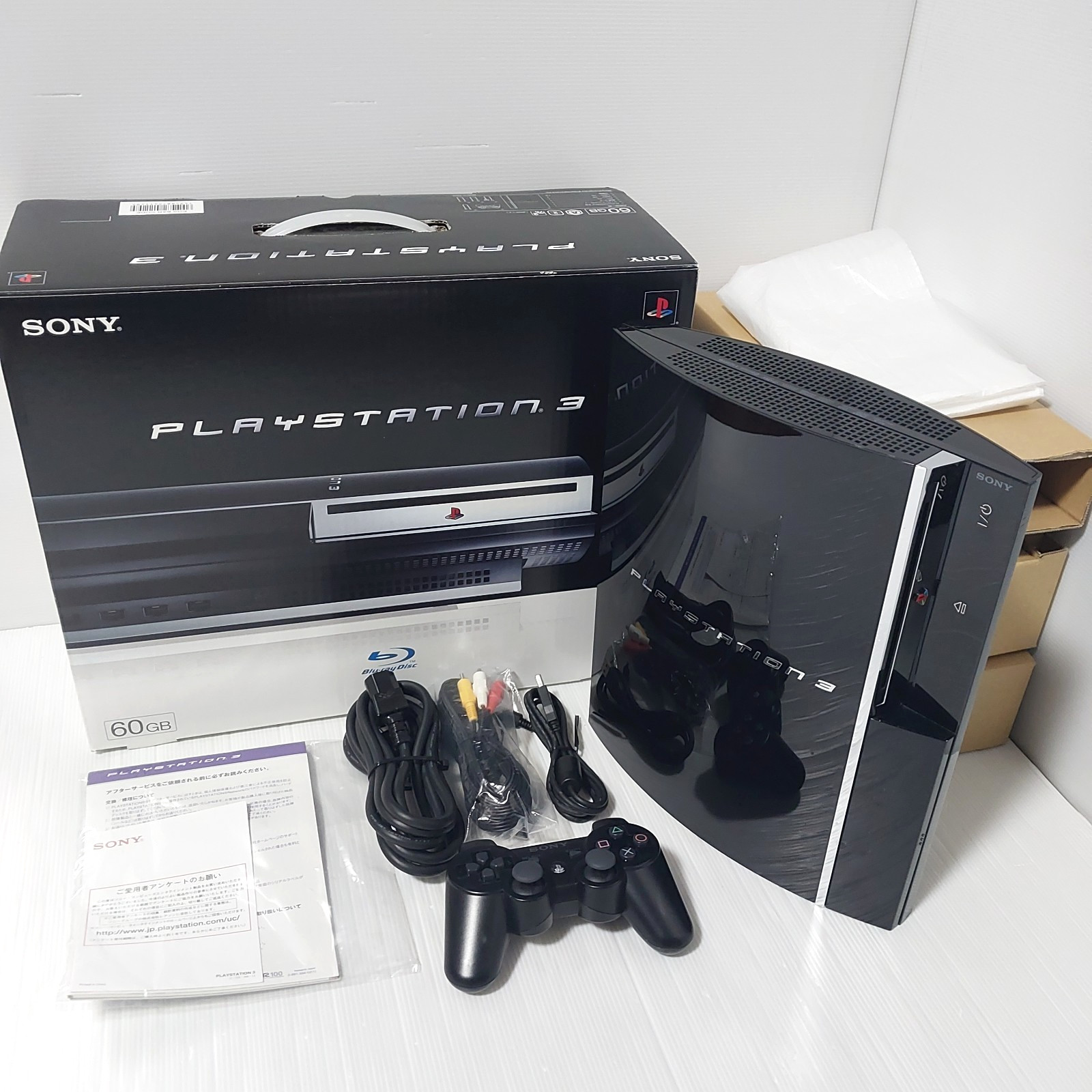 SONY PlayStation3 PS3 FAT 60GB BACKWARDS COMPATIBLE CECHA00 Japanese console