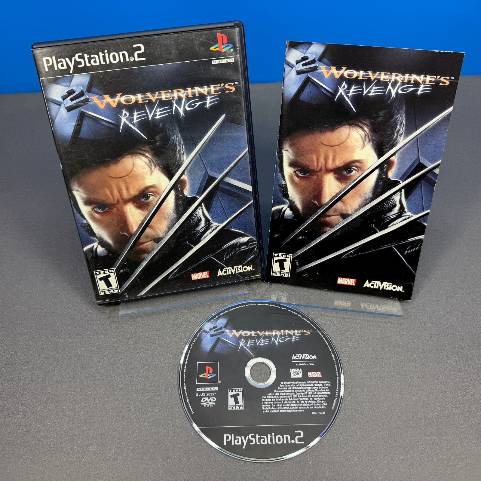 PS2 PLAYSTATION 2 X2 WOLVERINE’S REVENGE X-MEN GAME X-2 MARVEL COMPLETE CIB
