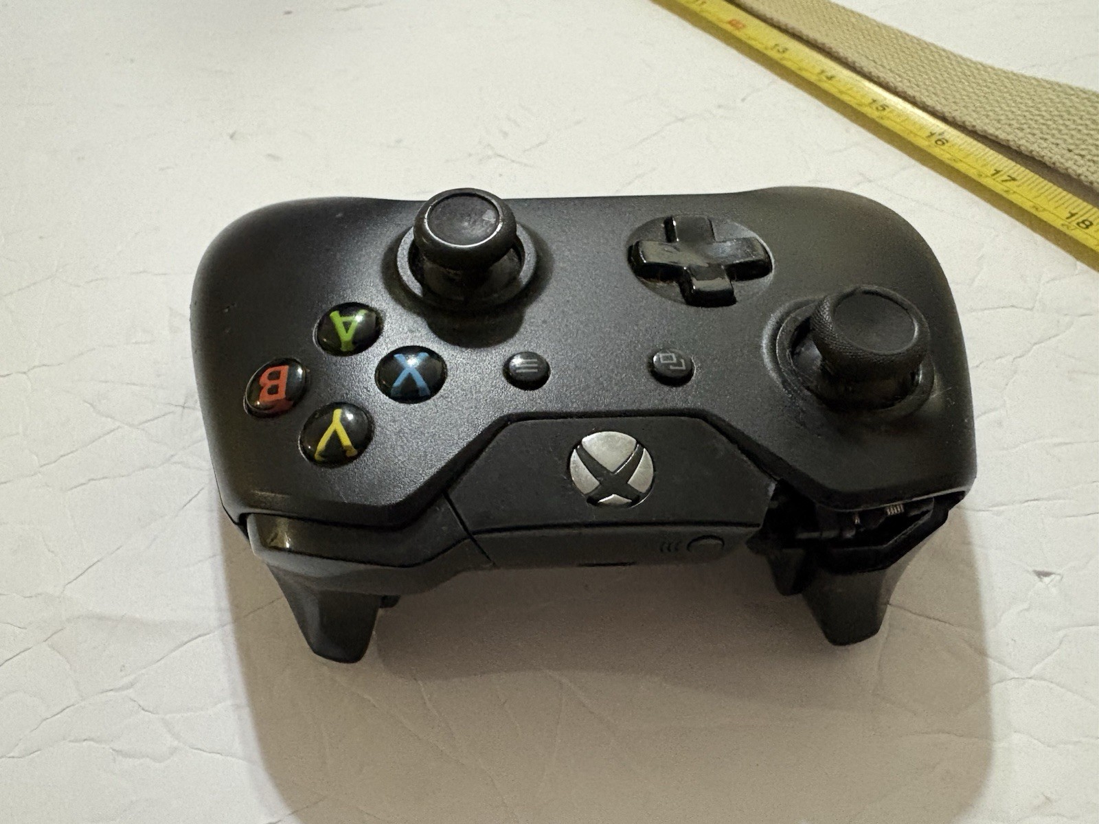 Microsoft Xbox One Black Wireless Controller Model 1537 Untested Parts