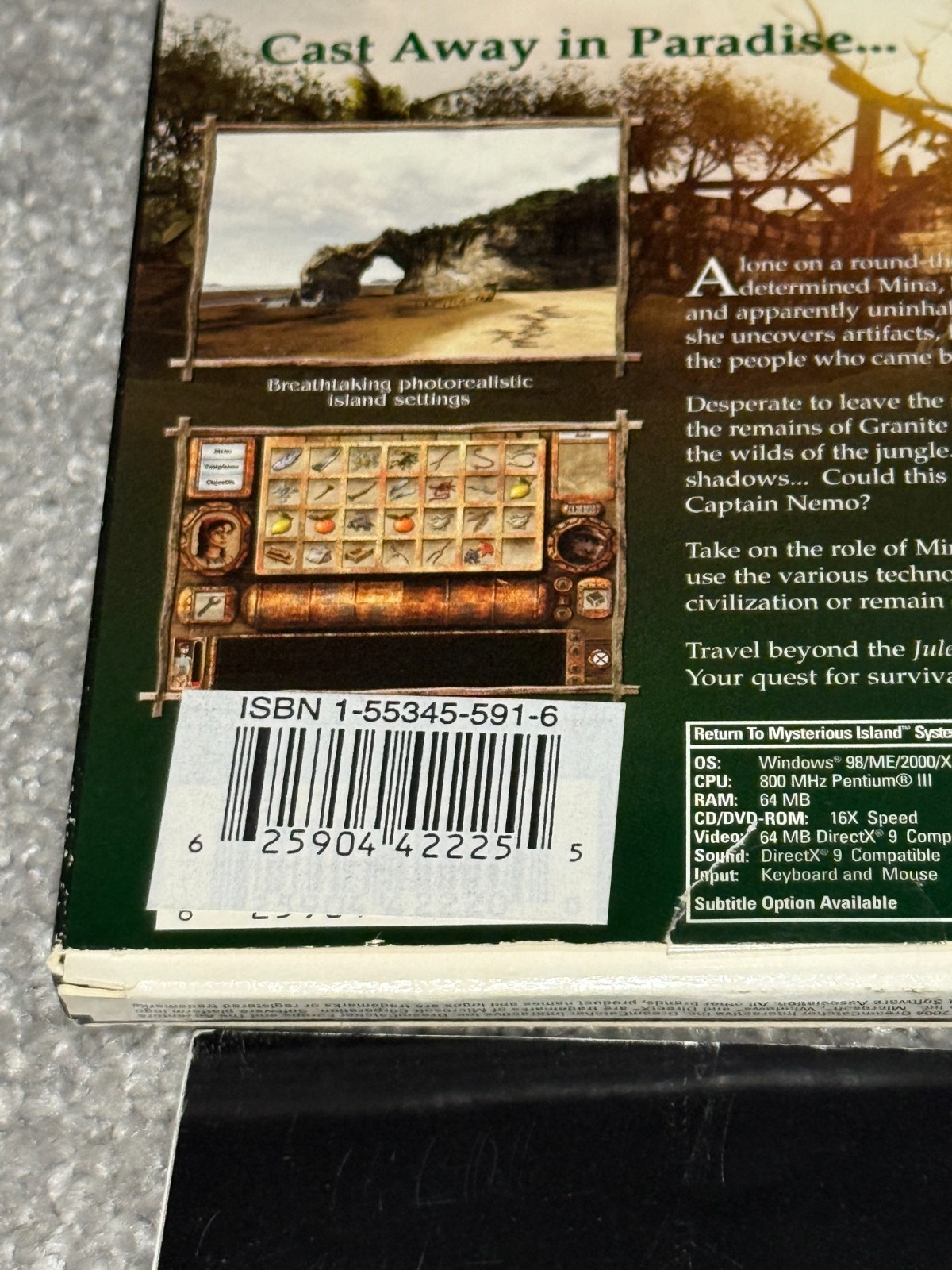 Return to Mysterious Island Jules Verne PC Game The Adventure Company 2004