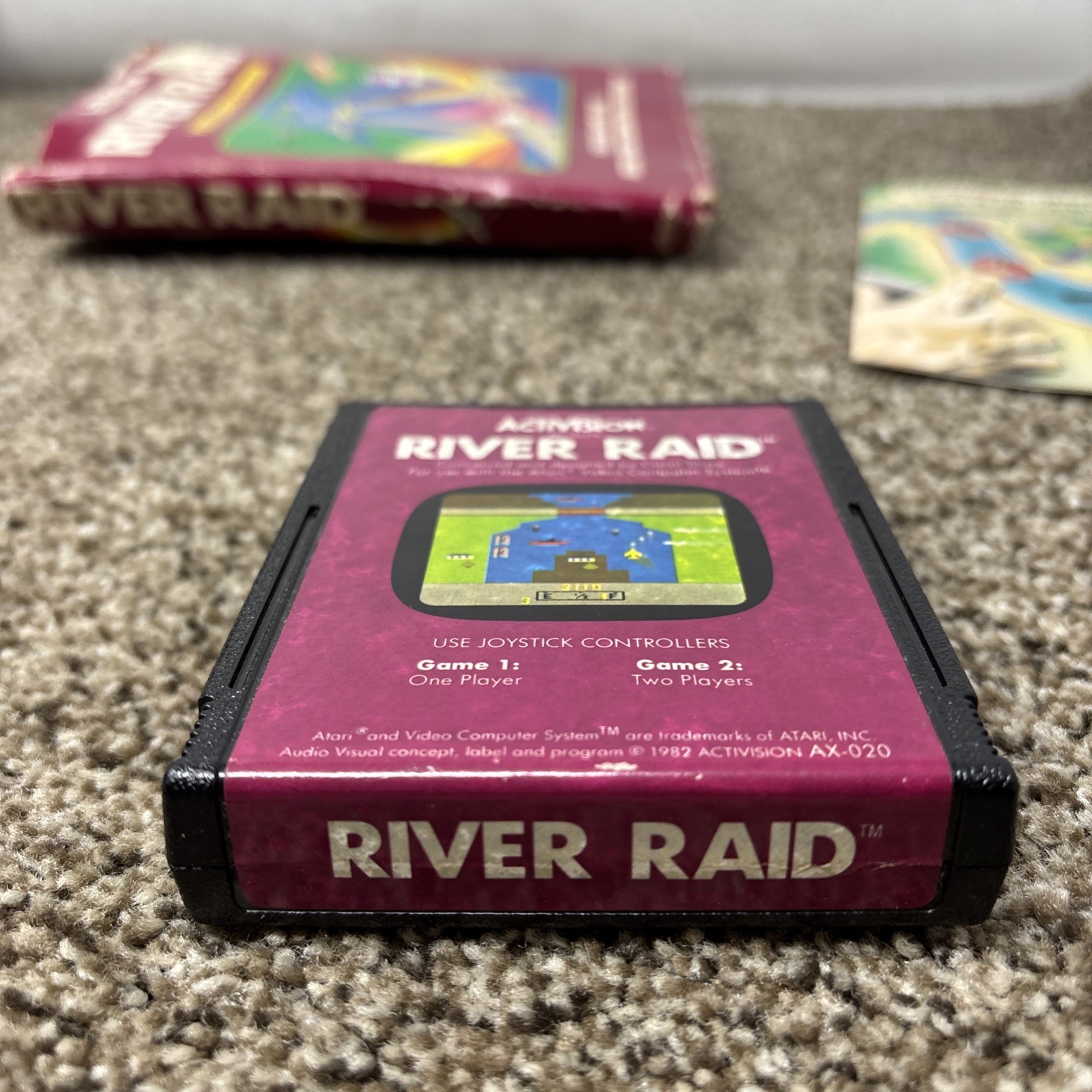 River Raid for Atari 2600 (Activision, 1982) w/Manual And box CIB