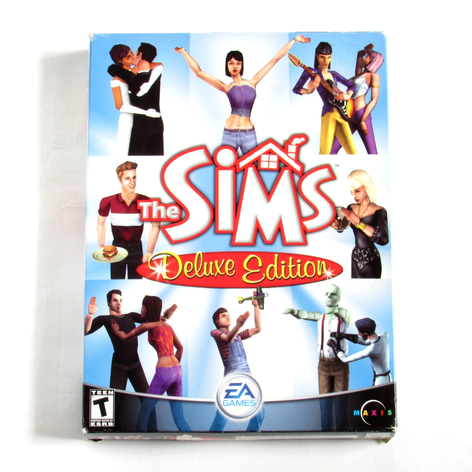 The Sims Deluxe Edition PC BIG BOX Game 2002 Complete Original Rare