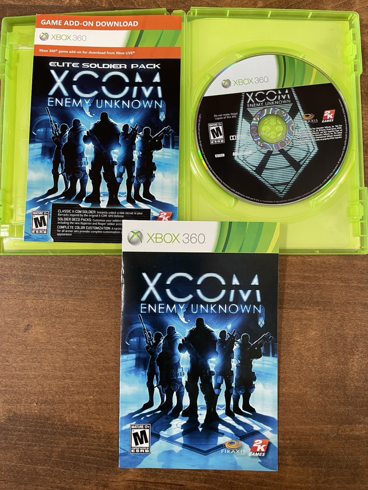 XCOM: Enemy Unknown (Xbox 360) CIB COMPLETE & TESTED