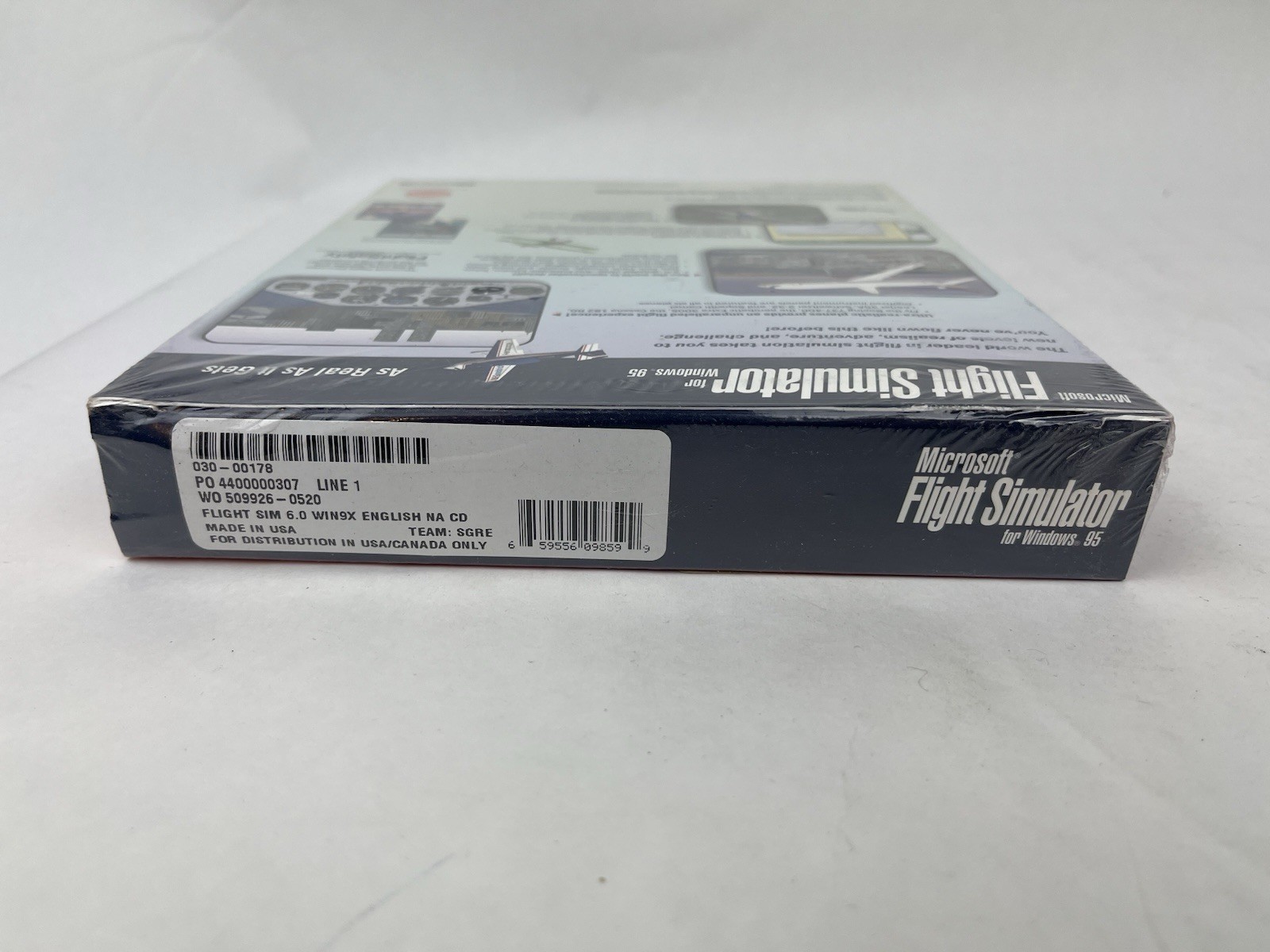 Microsoft Flight Simulator Version 6.0 for Windows 95 PC BIG BOX CD BRAND NEW