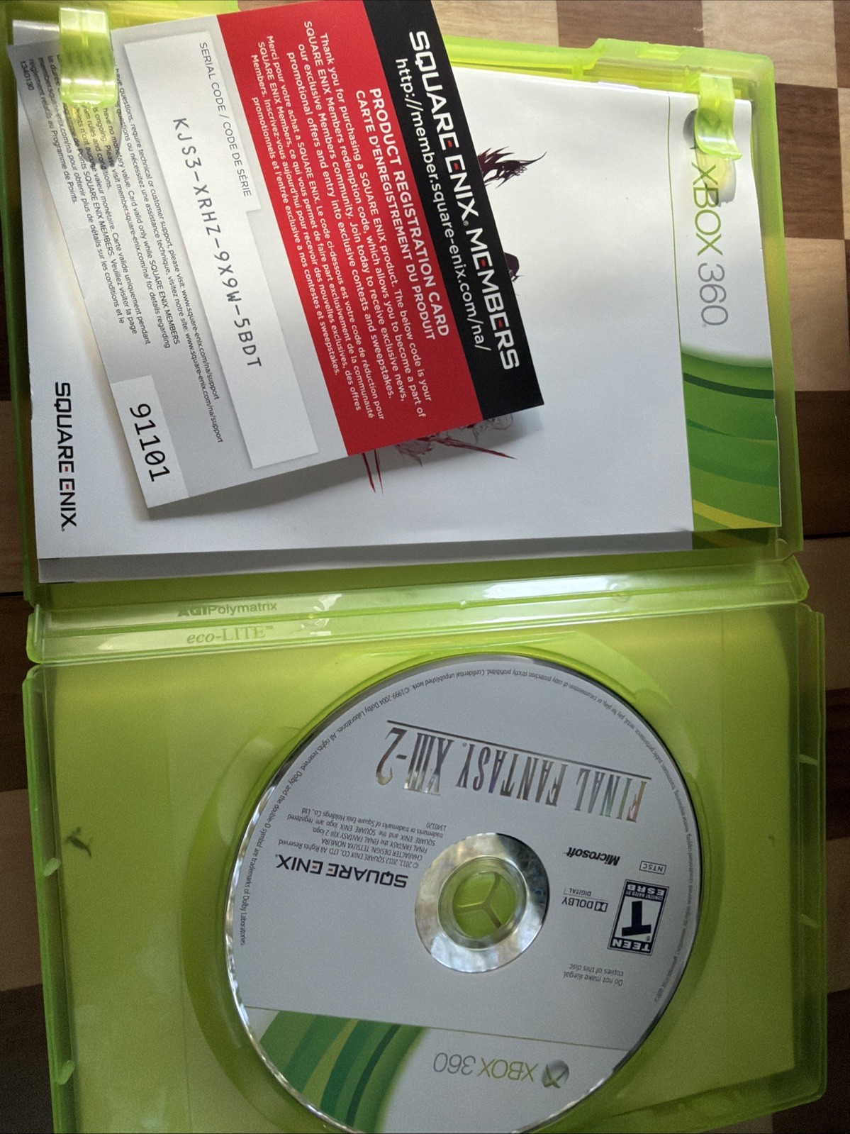 Final Fantasy XIII-2 (Microsoft Xbox 360, 2012) Complete CIB W Manual