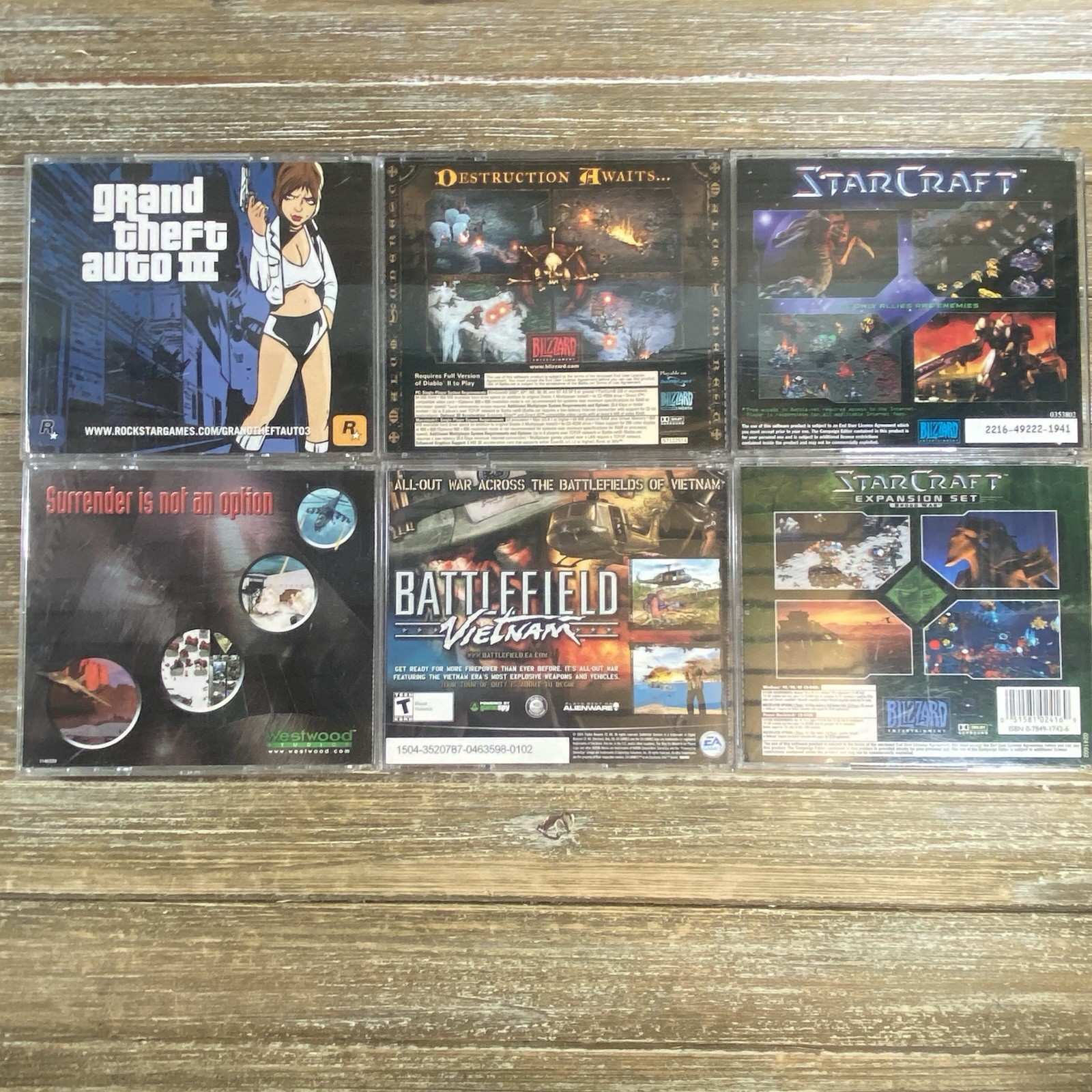 Video Games PC CD-ROM Games Lot Of 12 Popular Games, All Working!