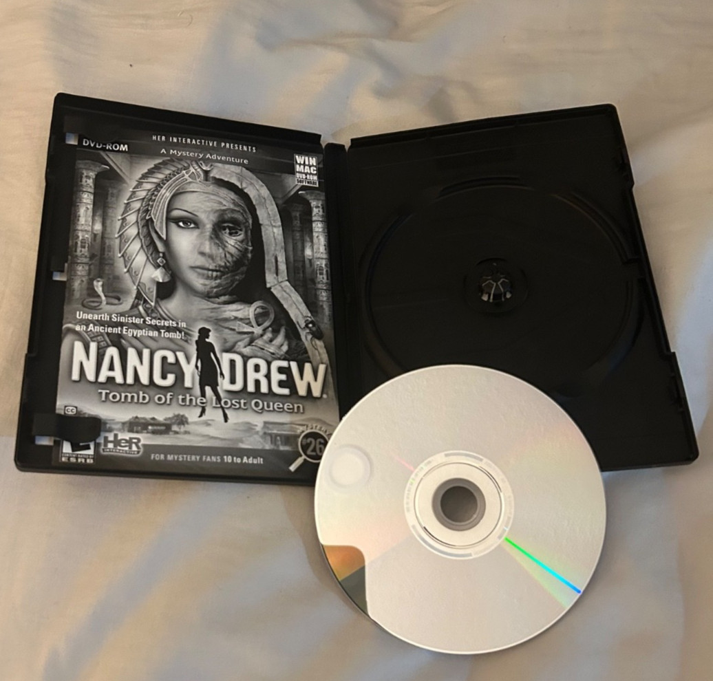 Nancy Drew Tomb of the Lost Queen PC DVD-ROM Action Mystery Her Interactive Man…