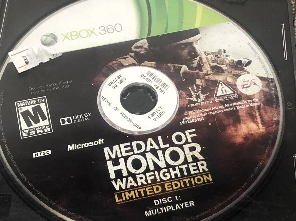 Medal of Honor: Warfighter -Limited Edition Xbox 360,￼ Disk 1 ￼Multiplayer