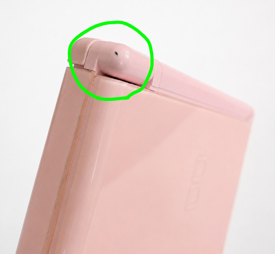 Nintendo DS Lite Noble Pink Japan Tested Working w/ AC Adapter Stylus USG-001 B2