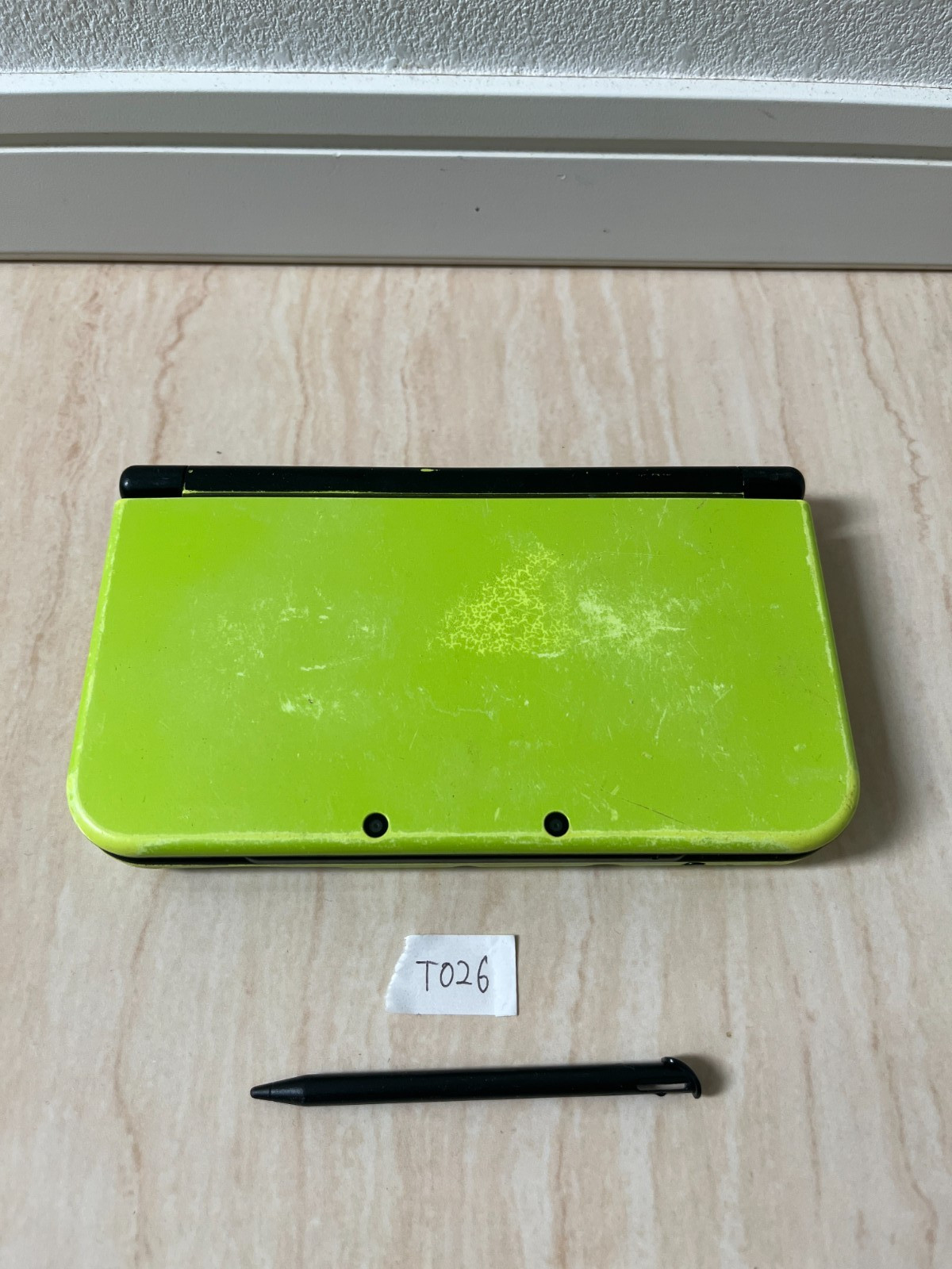 IPS Nintendo New 3DS XL LL Lime Black Console Tested IPS Bottom Japan T026