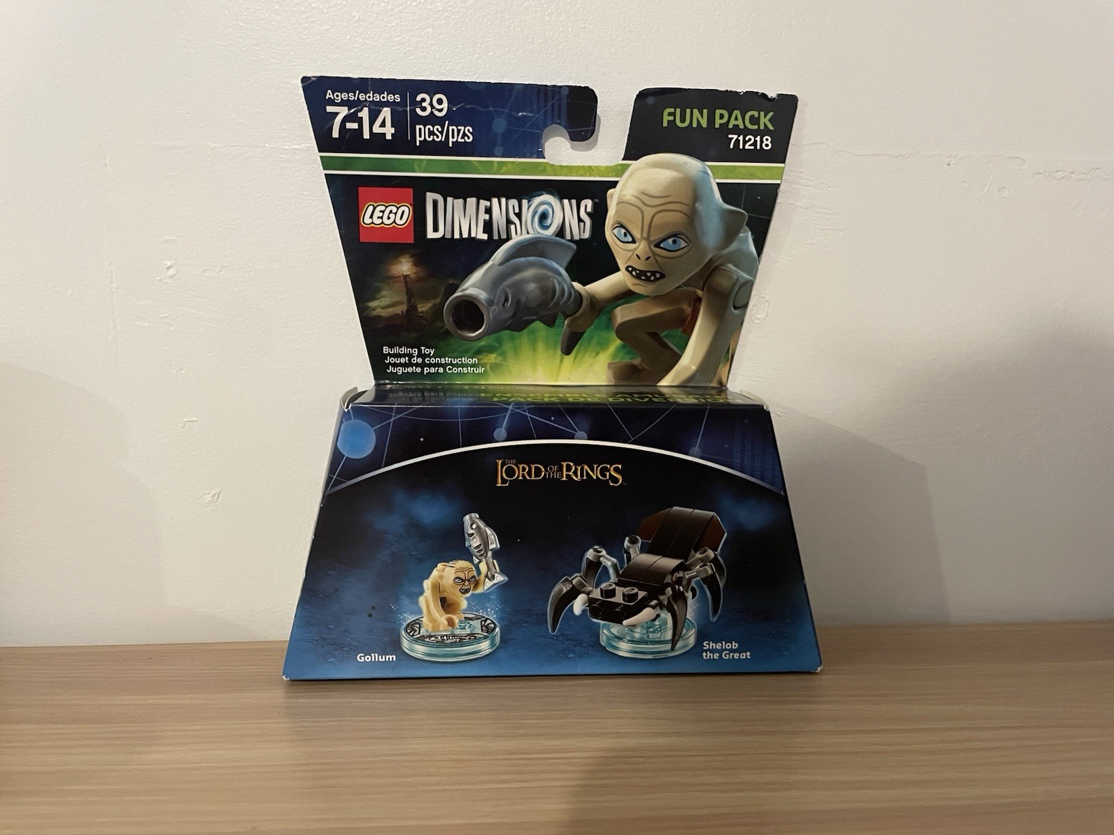 LEGO Dimensions 71218 Fun Pack Lord of the Rings Gollum & Shelob 3-in-1