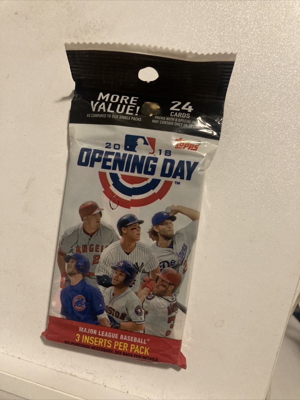 2018 Topps Opening Day Baseball Sealed SUPER Fat Pack-24 Cards! OHTANI RC YR