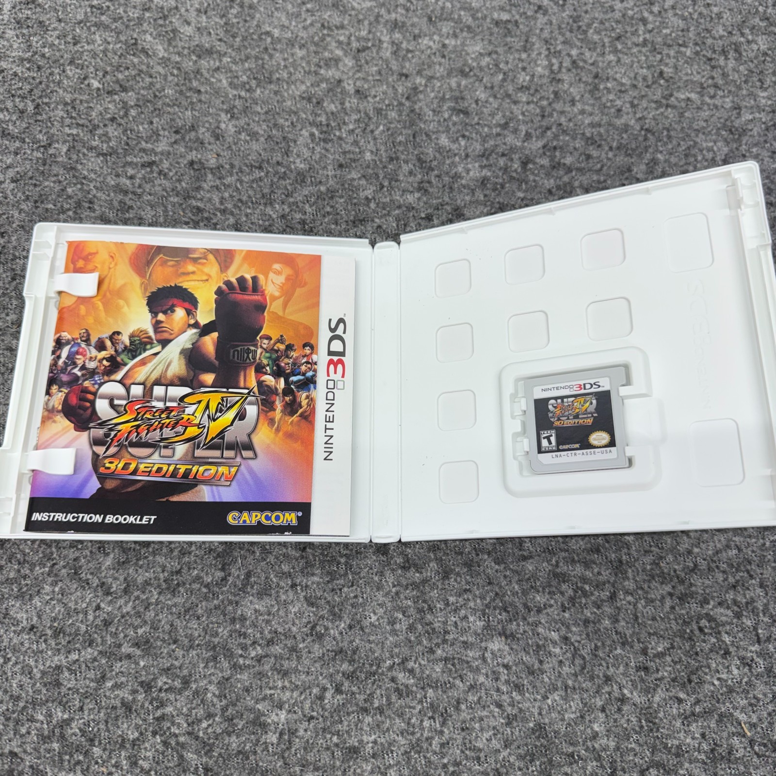 Super Street Fighter IV – 3D Edition – Nintendo 3DS – W/ Slipcover Tested