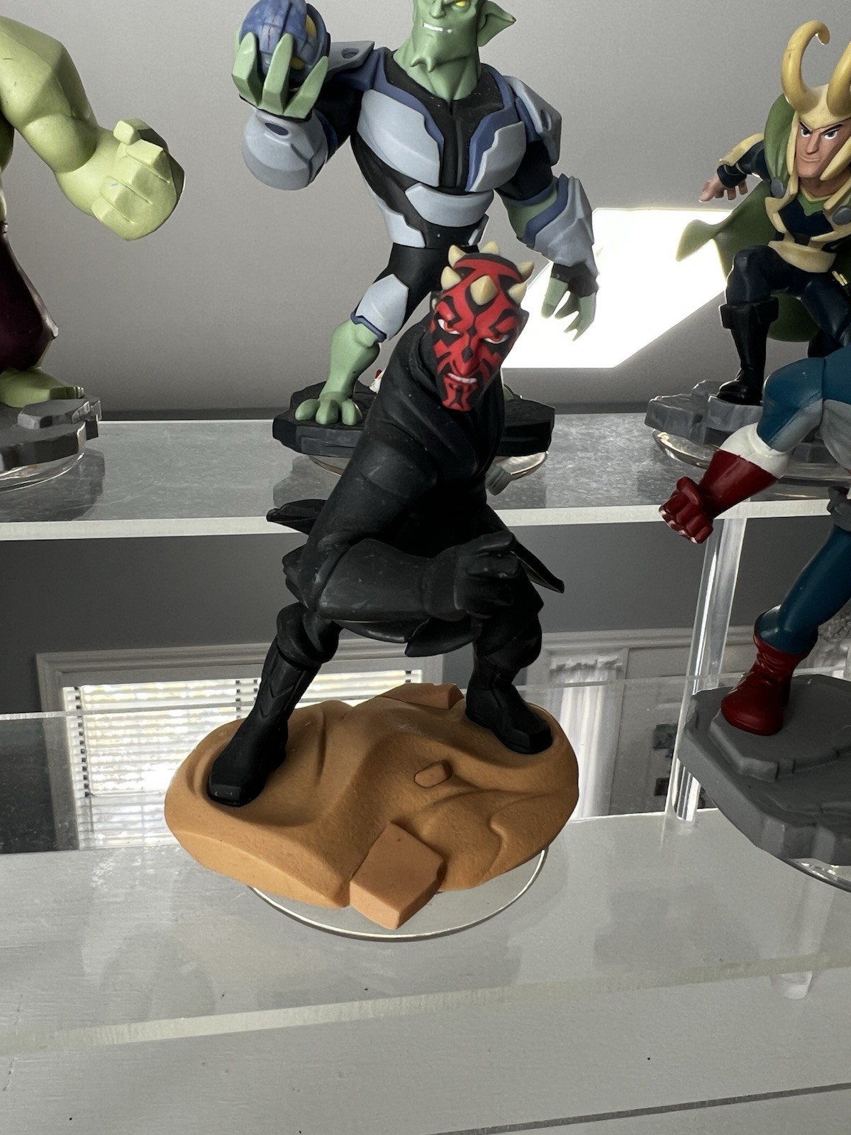 Disney Infinity Figure Lot 8 Marvel 2.0/Star Wars 3.0 Captain America Hulk Yoda