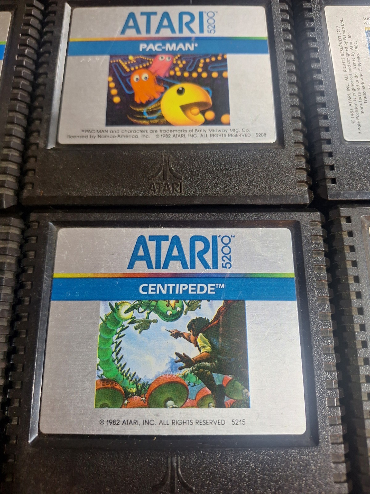 Atari 5200 Game Lot of 10 Game Cartridges TESTED WORKING