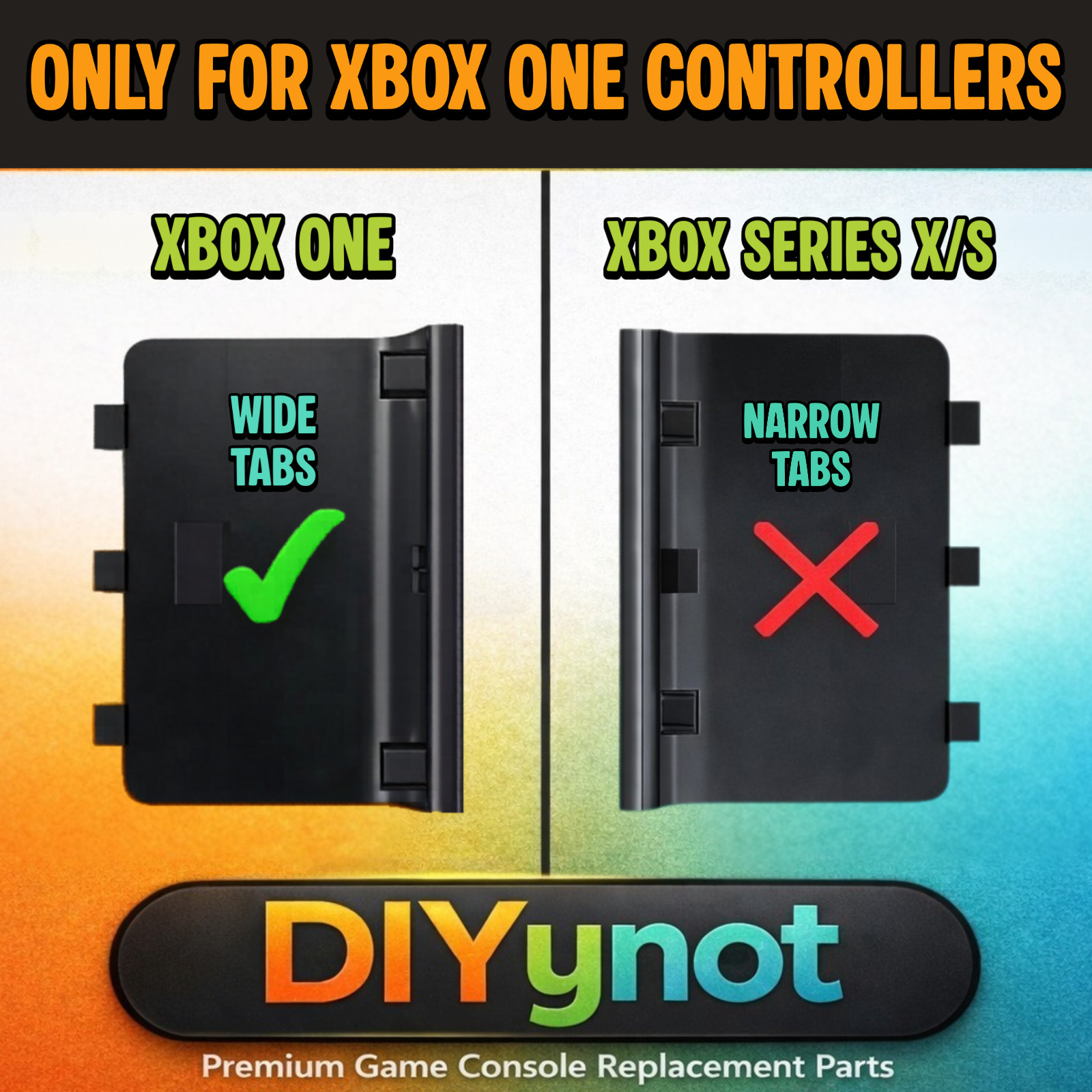 NEW OEM Battery Back Cover Replacement For Xbox One Controller – PICK YOUR COLOR