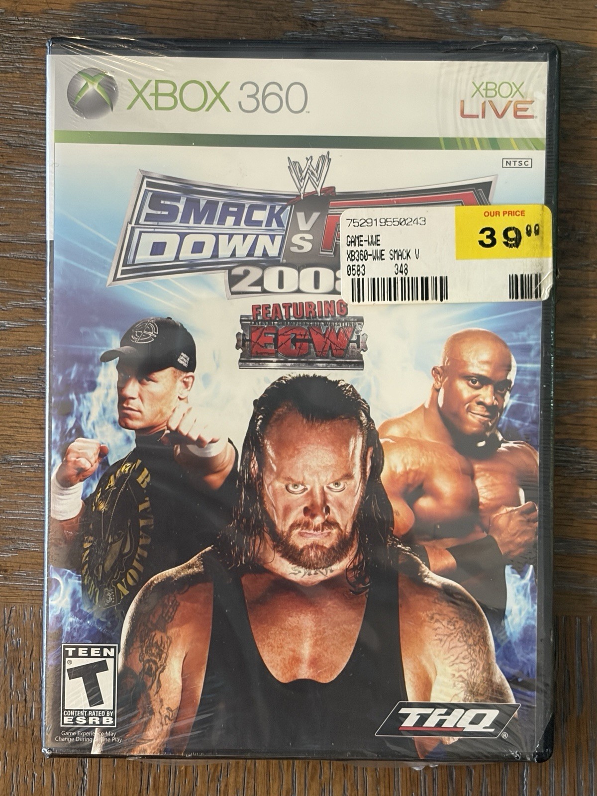 WWE Smackdown Vs. Raw 2008 (Xbox 360) Unopened See Notes!