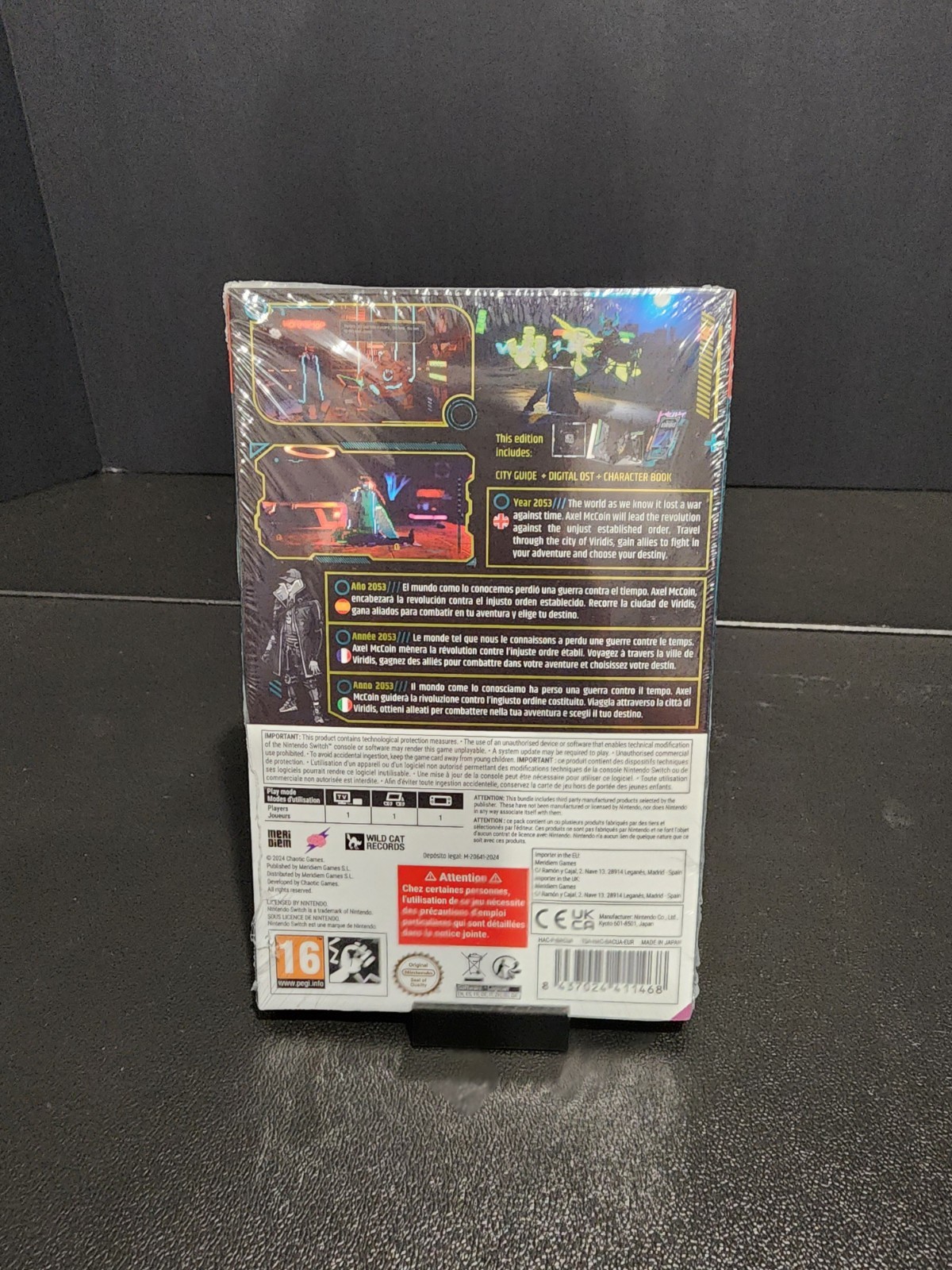 Neon Blood Limited Edition Nintendo Switch NEW Sealed Rare Import PEGI 16