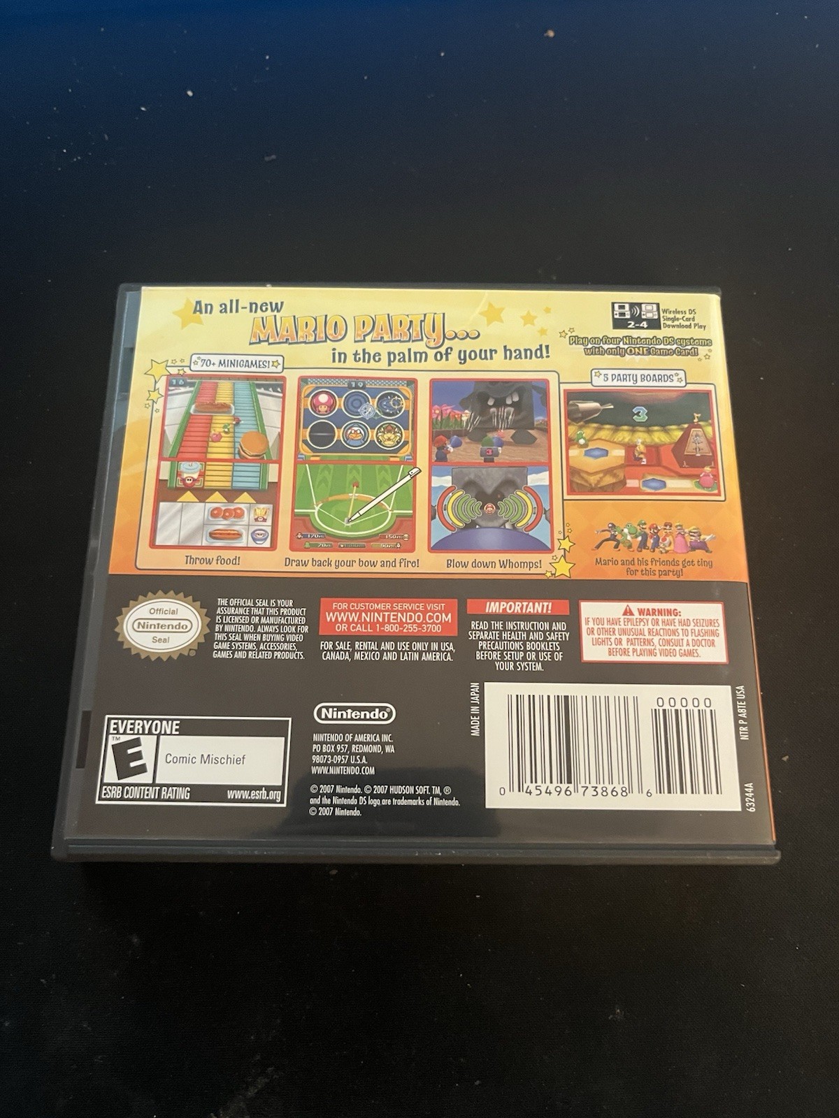 Nintendo Mario Party DS Nintendo DS 2007 E NTSC-U/C (US/CA) w/ Case