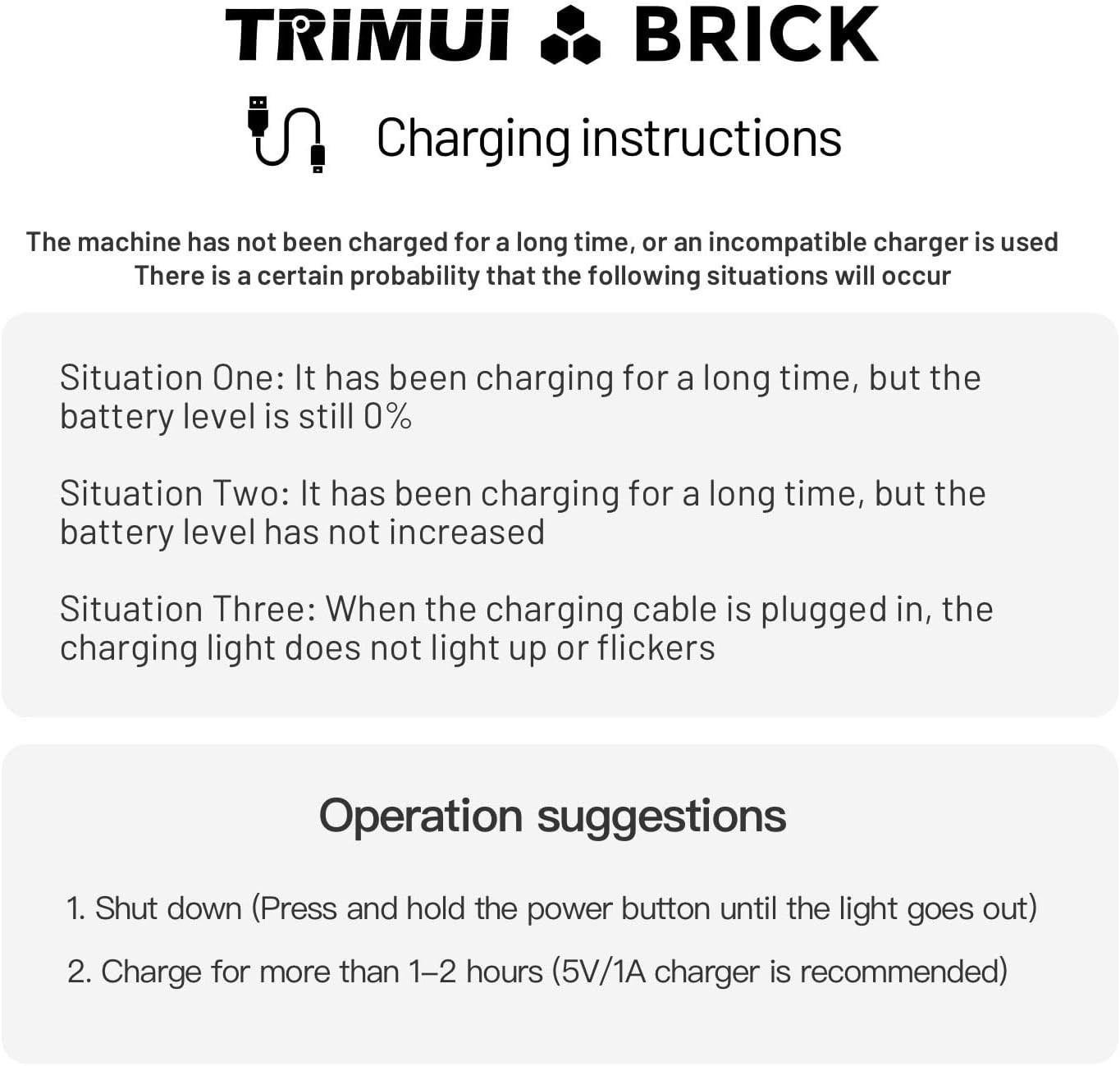 Trimui Brick Hammer Handheld Game Console with 3.2 Inch IPS Screen and 3000Mah B