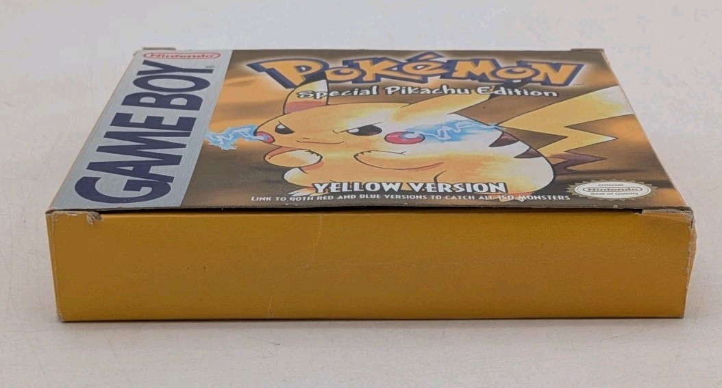 Pokemon Yellow Version Nintendo Game Boy Second Printing Complete In Box CIB VGC