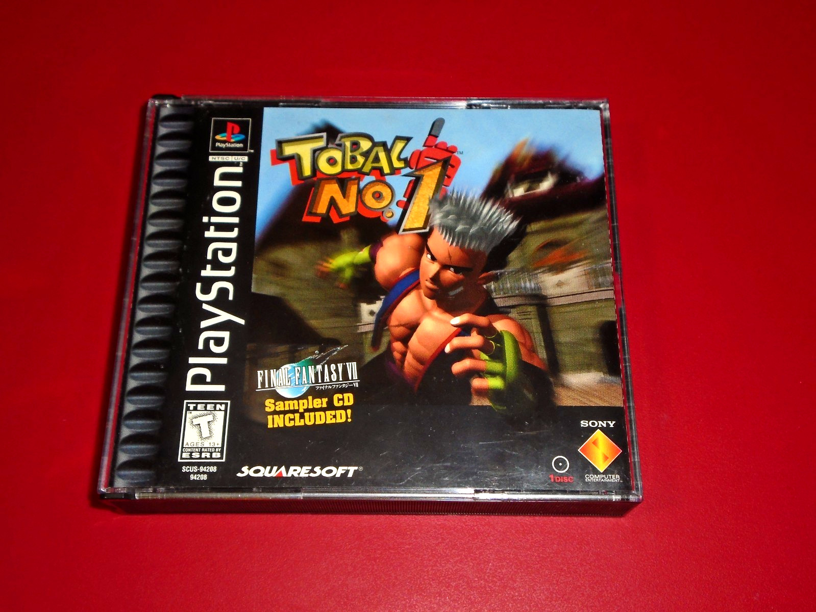 Tobal No. 1 PlayStation 1 PS1 1996 Final Fantasy VII Bonus Sampler CD No Manual