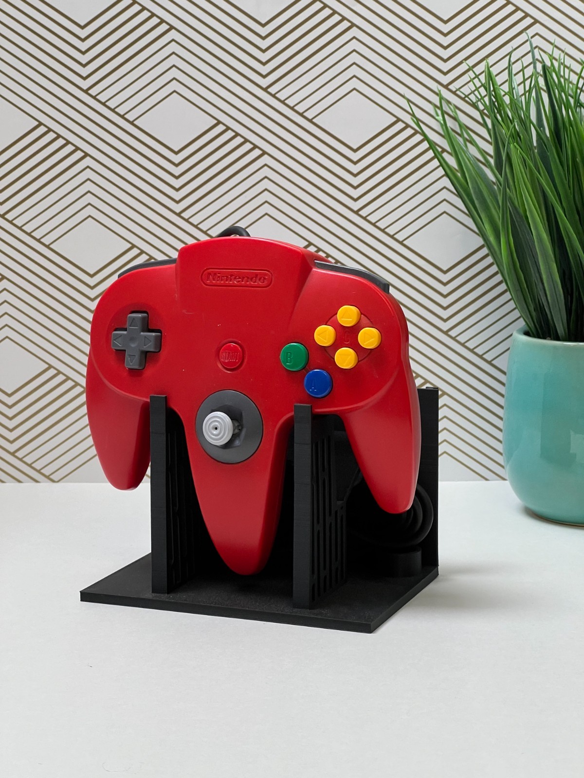 N64 Controller Modular Display Stand, Choice of Colors, 3D Printed