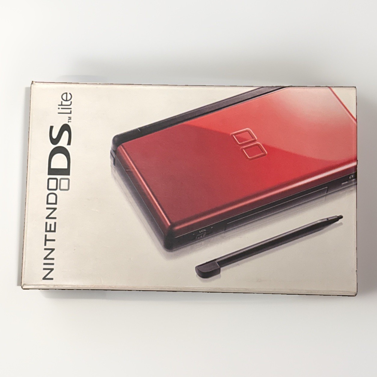 Nintendo DS Lite Crimson – Red/Black, Never Used Open Box Still In Packaging