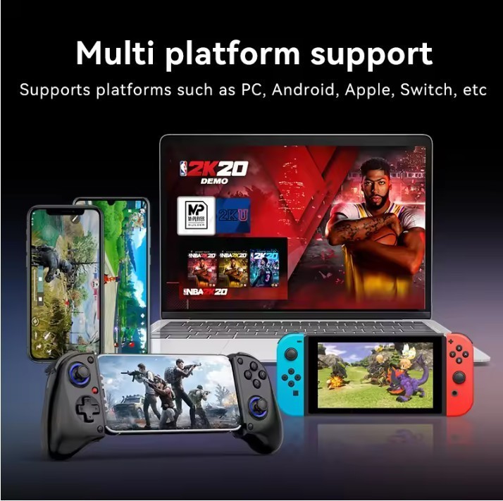 BSP-D11Stretching Mobile Gaming Wireless Phone Controller For Android/IOS/TABLET