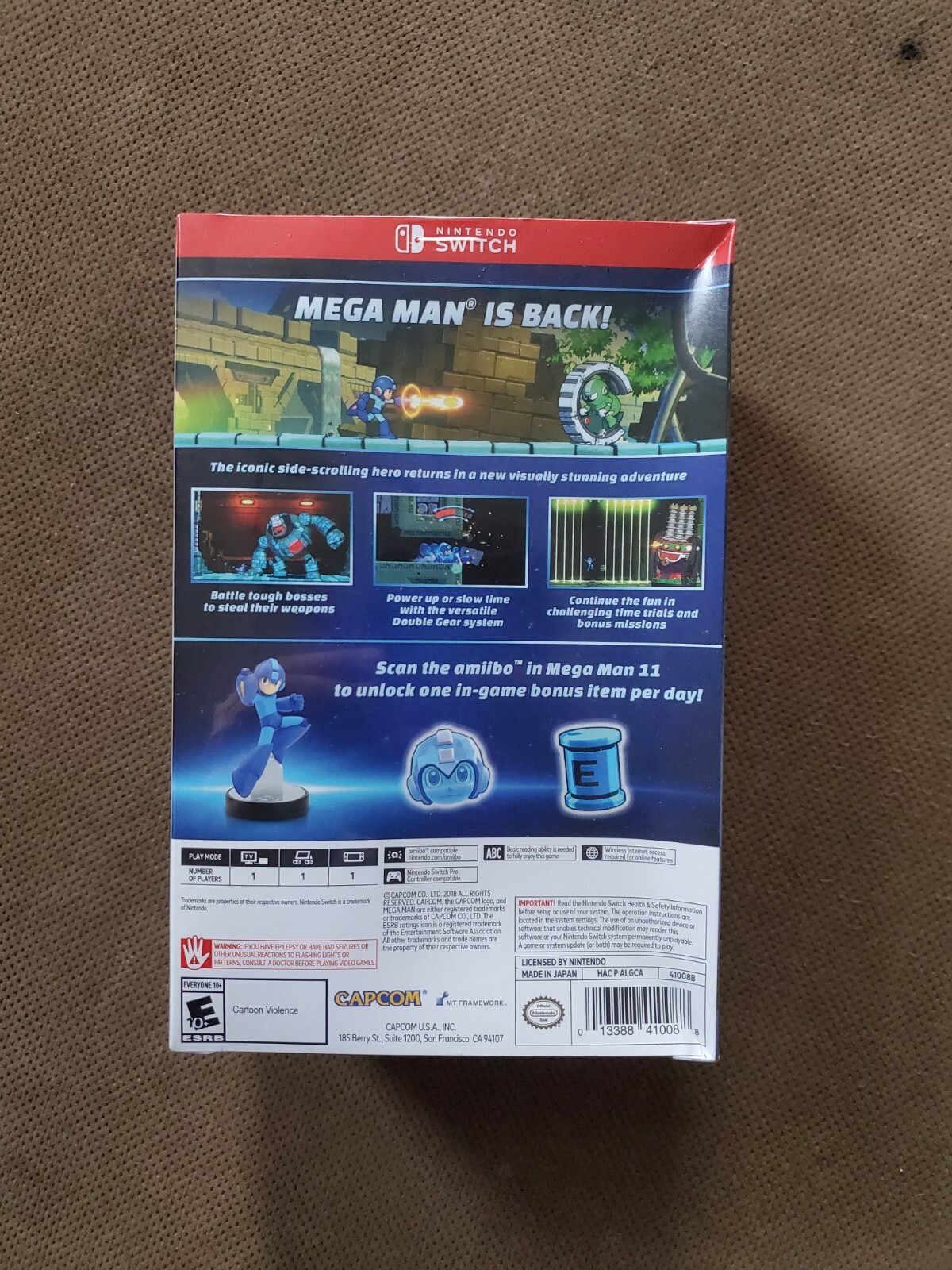 Mega Man 11 Amiibo Bundle Edition Nintendo Switch Sealed NEW