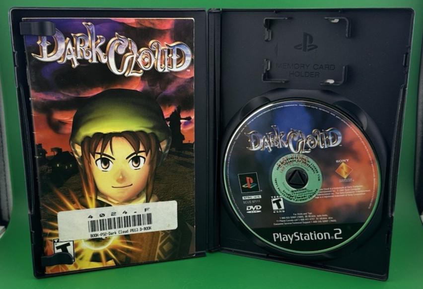 Dark Cloud (Sony Playstation 2, 2001) w/ Manual Preowned Free Shipping
